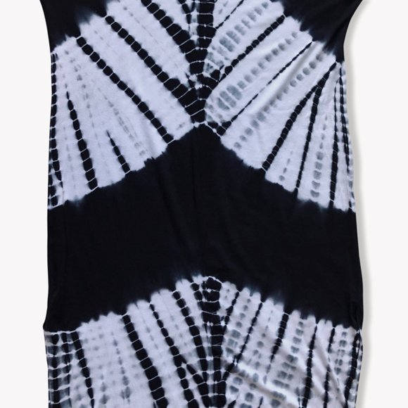 Urban X Black & White Tie-Dye Shift Dress - Picture 10 of 12